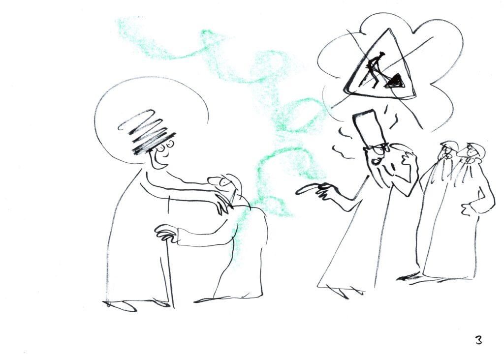 jesus-heilt-eine-frau-die-einen-krummen-r-cken-hat-don-camillo